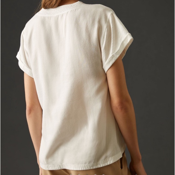 Anthropologie daily practice v neck short sleeve top xl - Picture 2 of 3